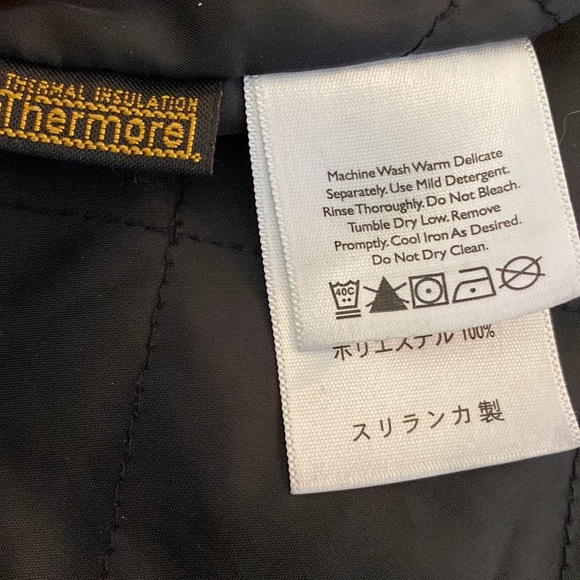 EDDIE BAUER Black WeatherEdge Coat Size Medium/Tall - Picture 8 of 14